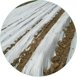 Breakdown of soil and mulch